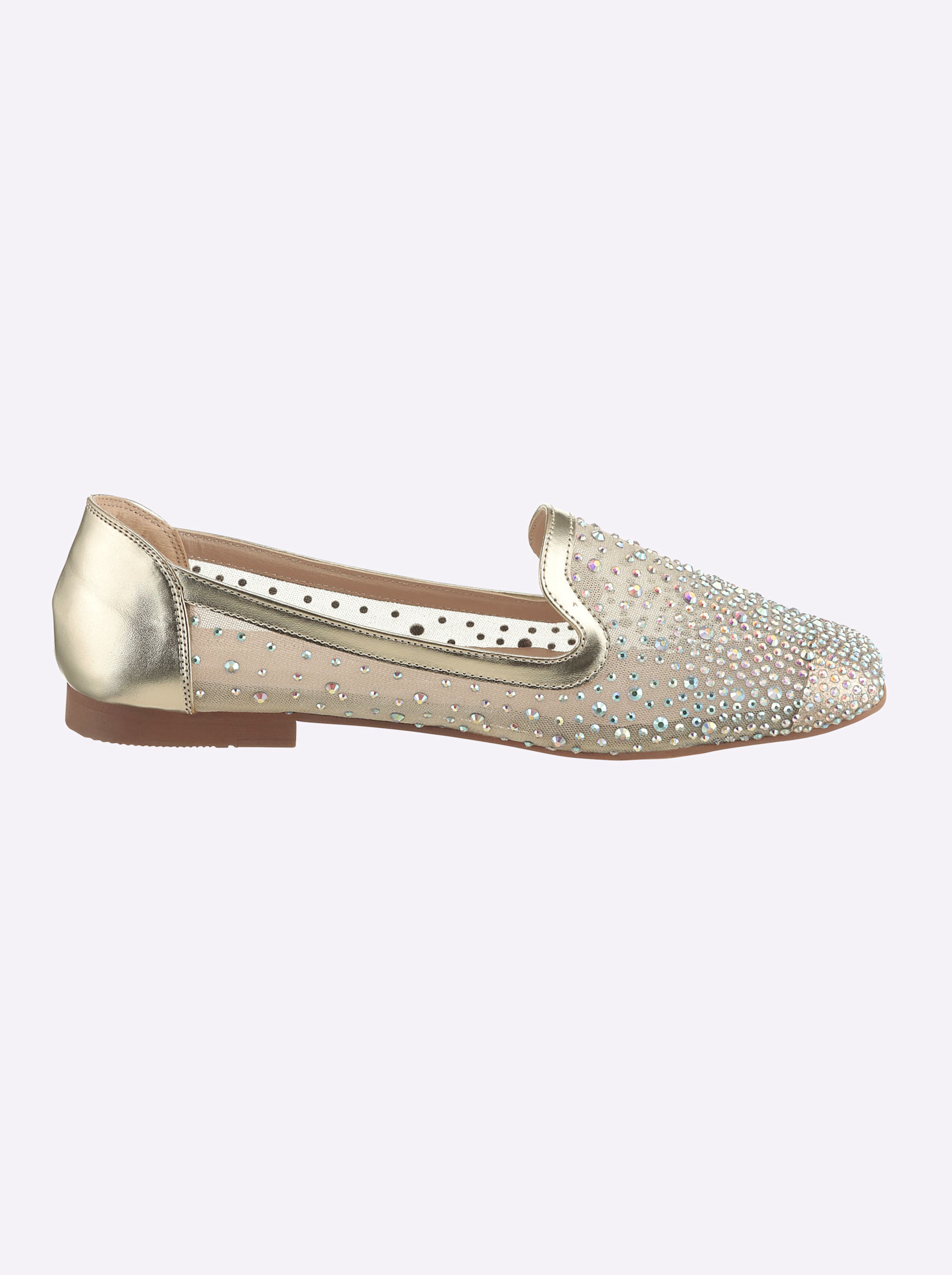 Heine Unisex Goldfarben-Silberfarben Slipper - Bild 3