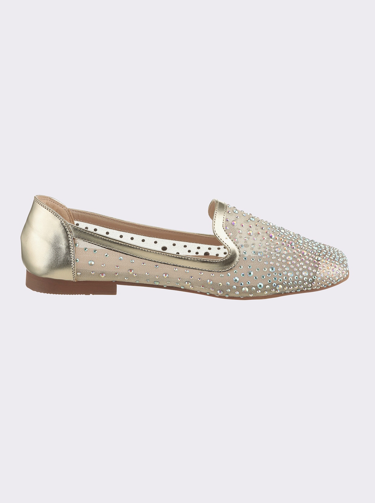 heine Slipper - goldfarben-silberfarben