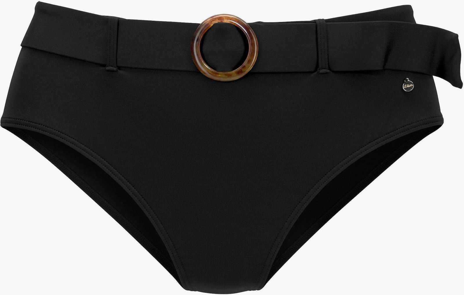 s.Oliver Highwaist-Bikini-Hose - schwarz