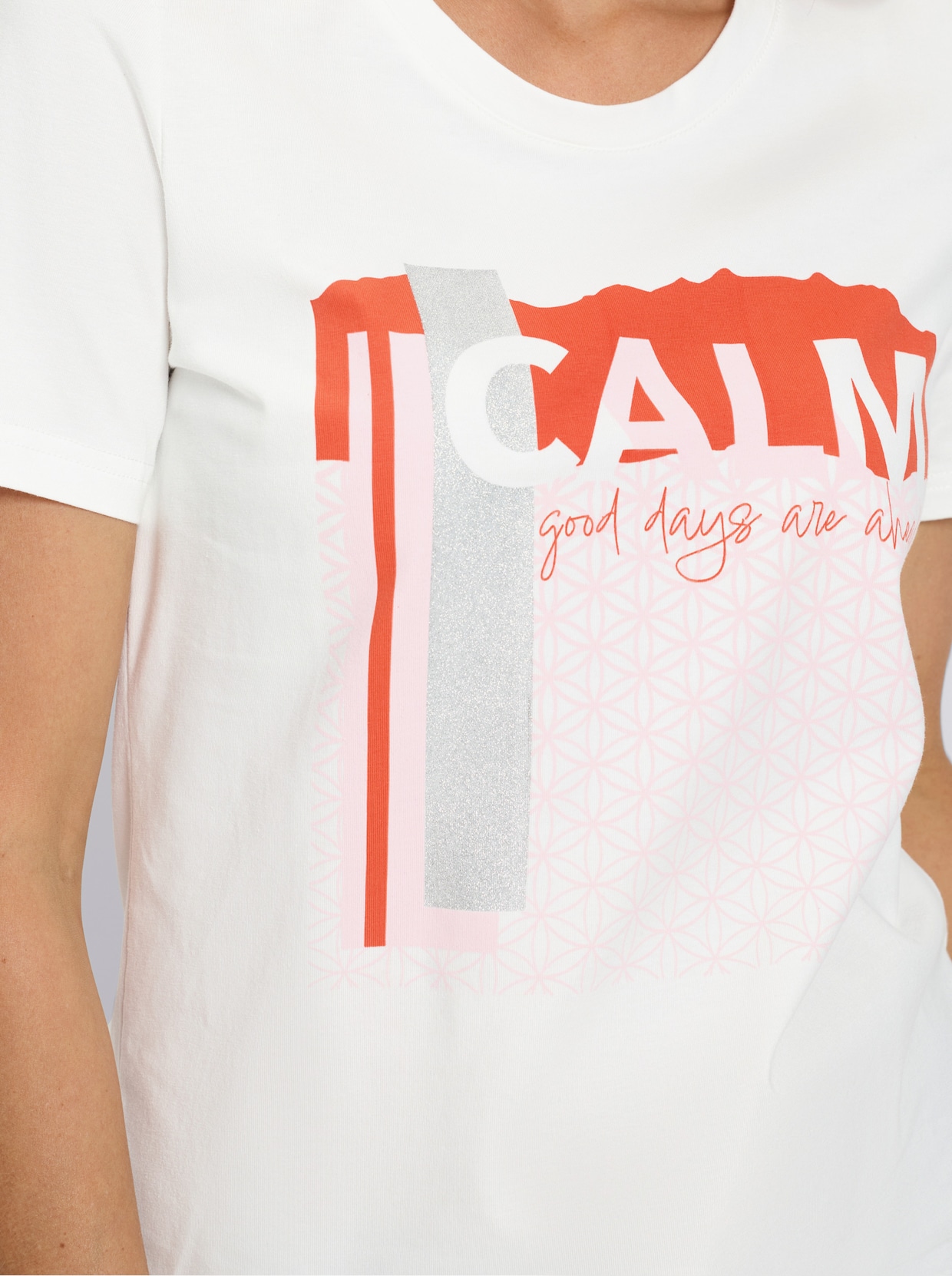 heine T-shirt à manches courtes - écru