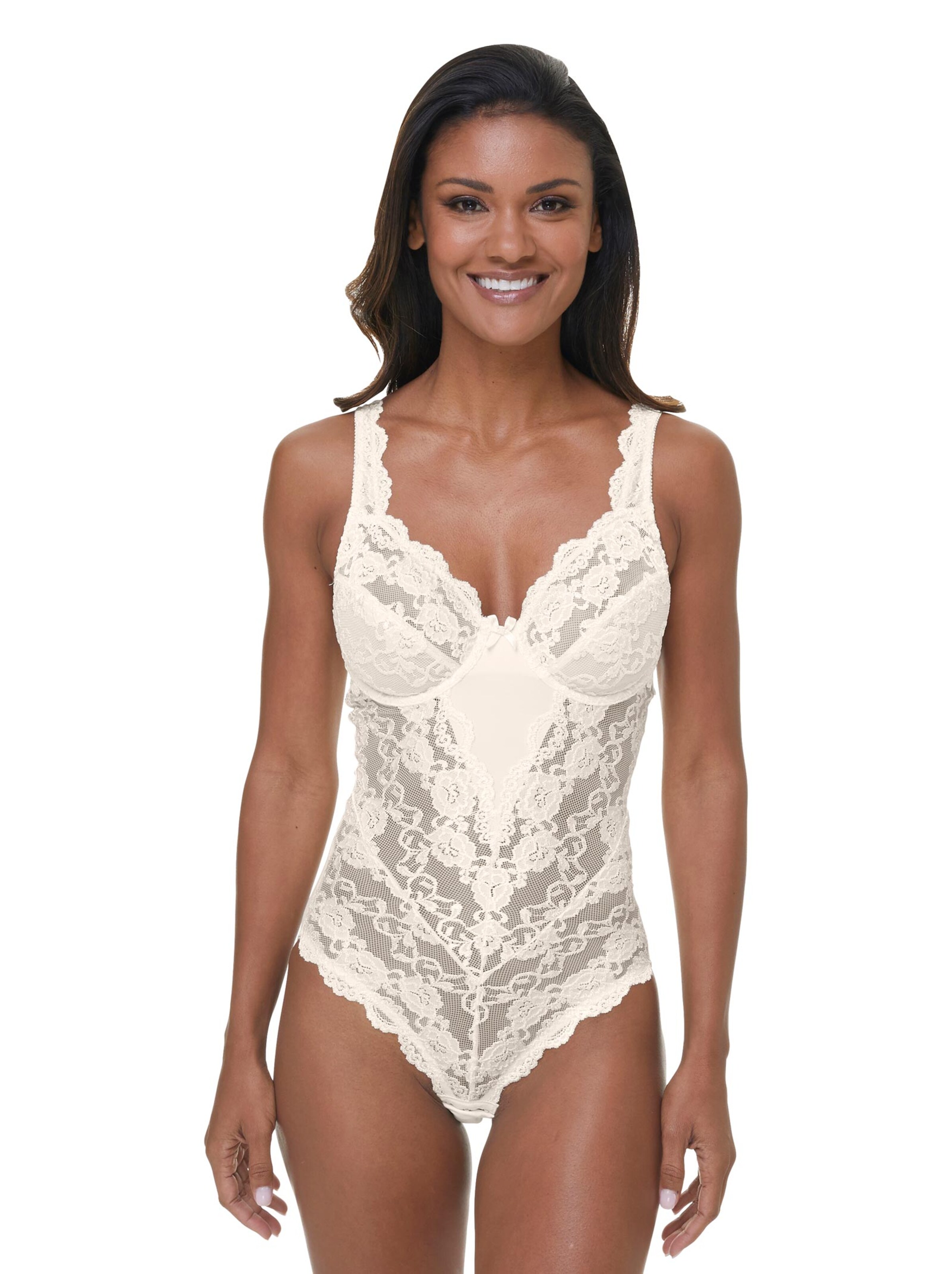 Body mit Bügel - puder