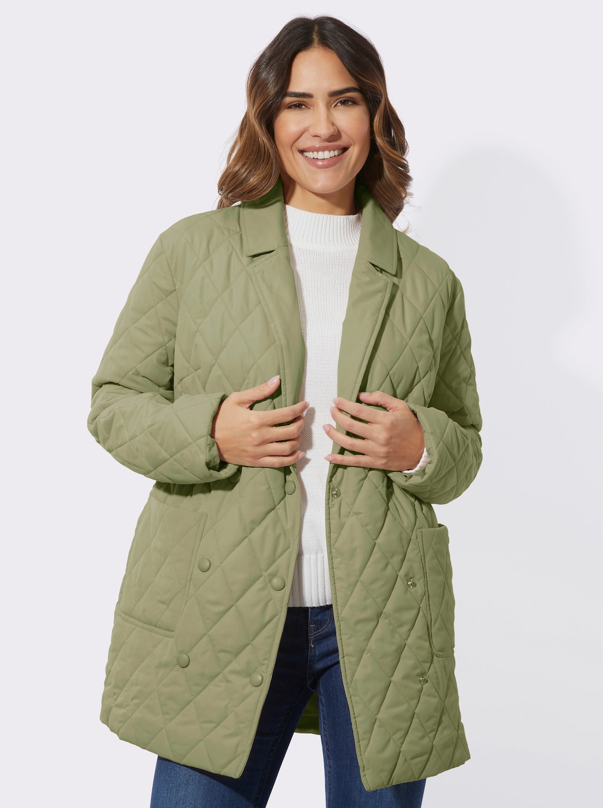 Dlouhá bunda - khaki
