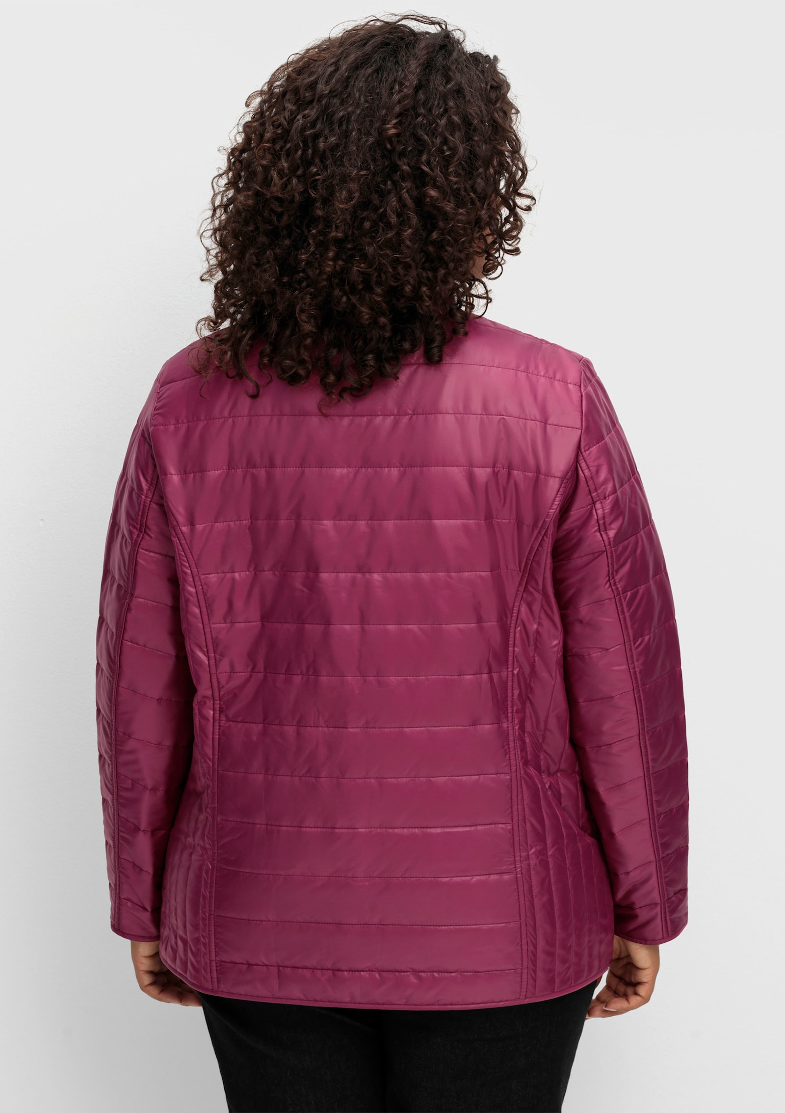 Steppjacke leicht wattiert - bordeaux