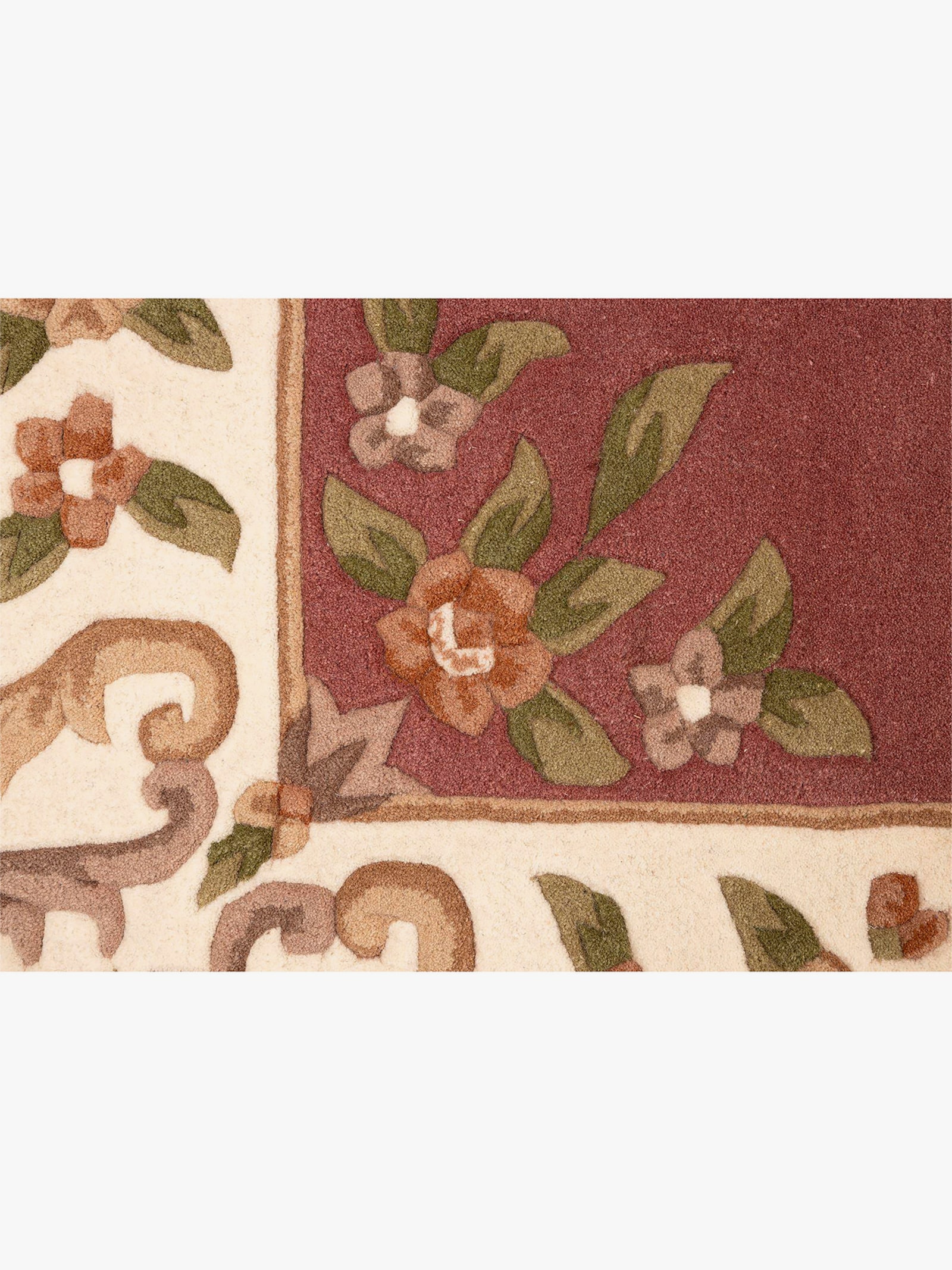 Theko Teppich - rosé-gemustert