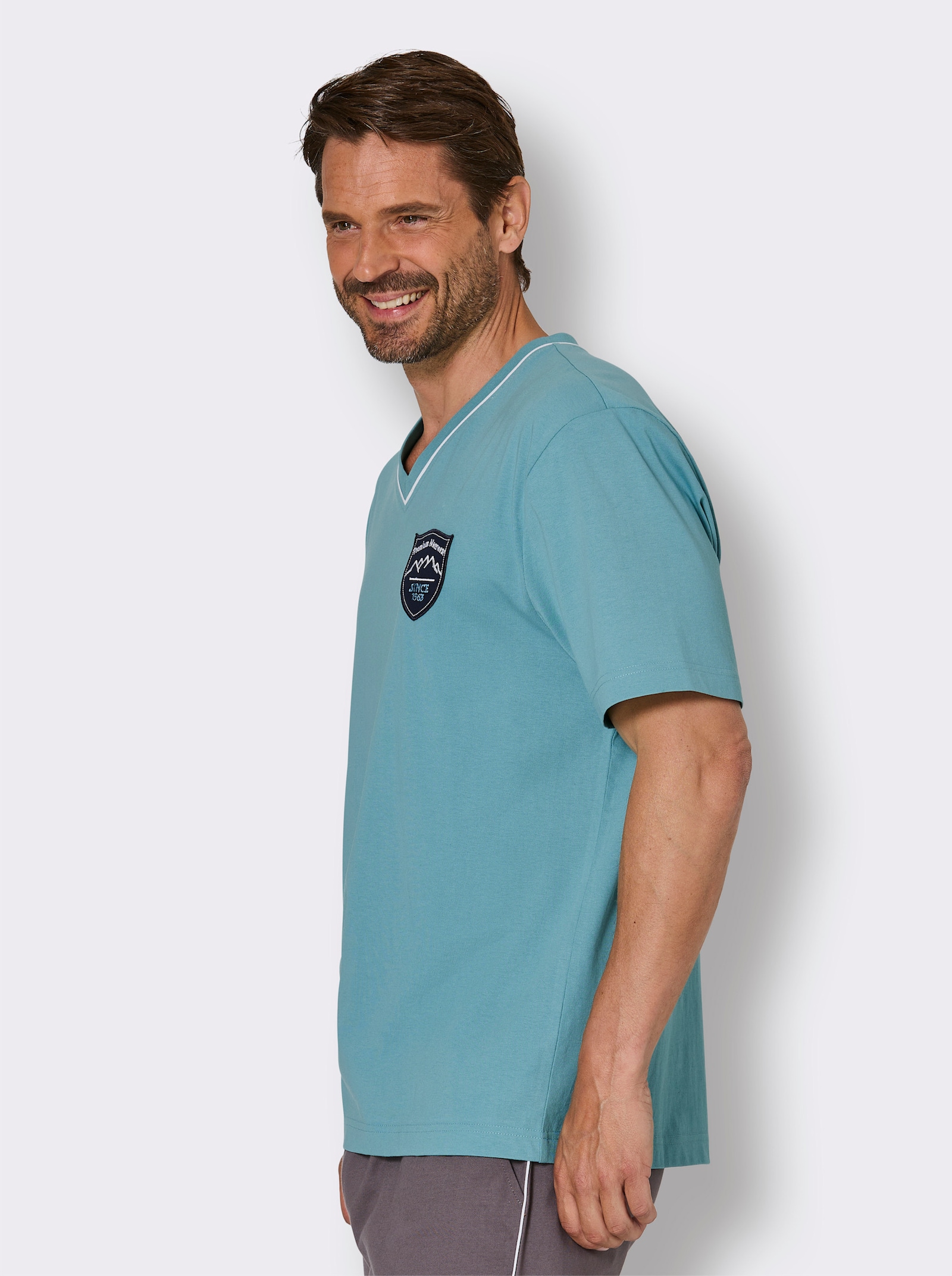 wäschepur men Schlafanzug-Shirt - ozean