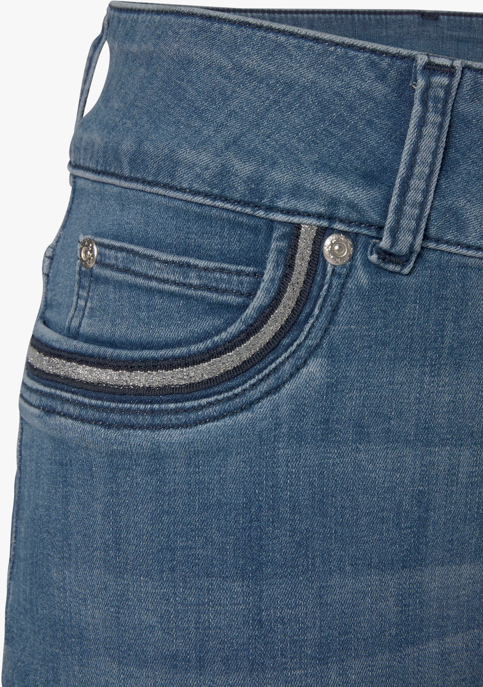 LASCANA Caprijeans - blue-washed