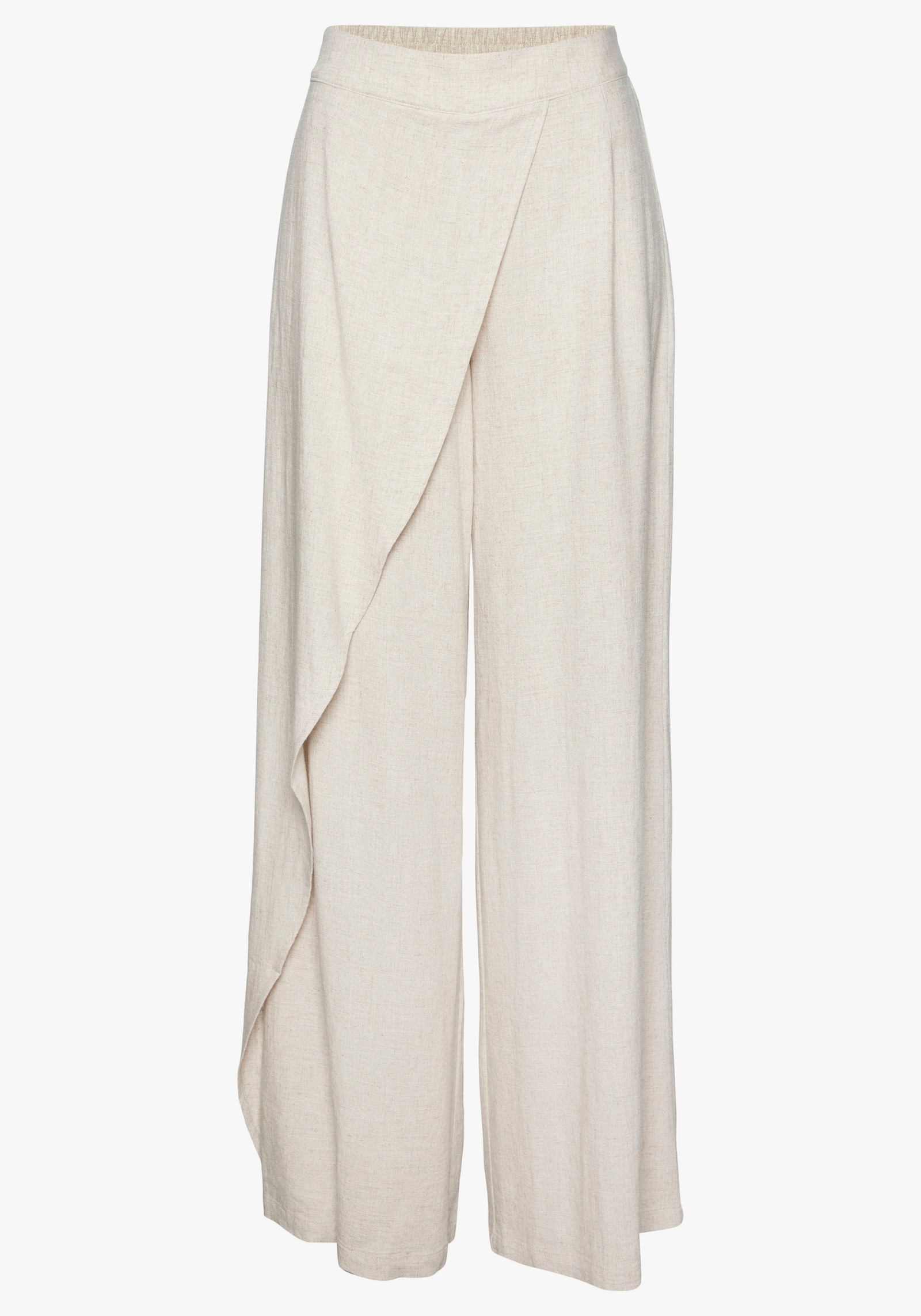 French Connection Pantalon en lin - beige chiné