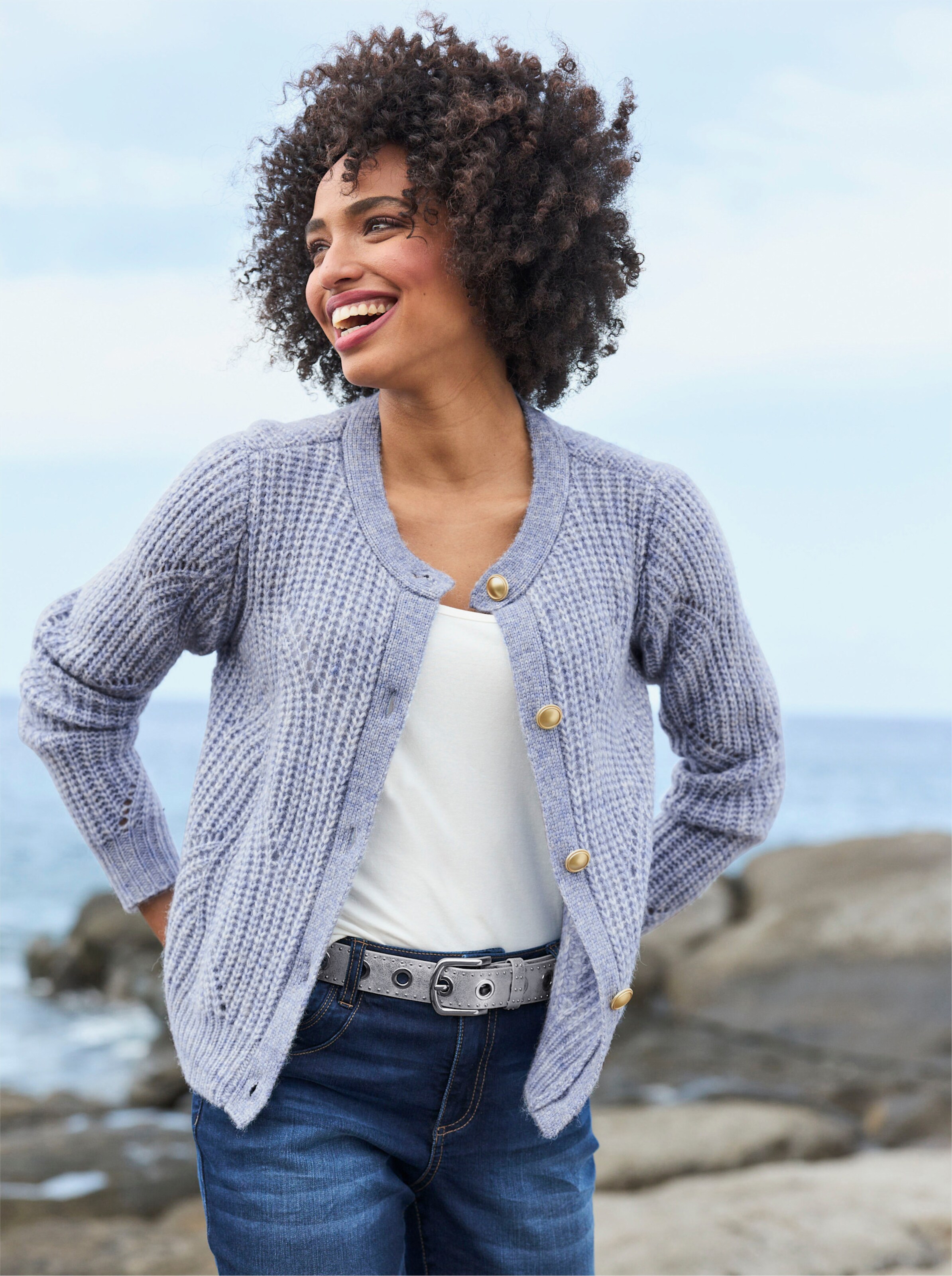 Wildleder Strickjacke Wasserfall Damen Lässige ZARA Wildleder