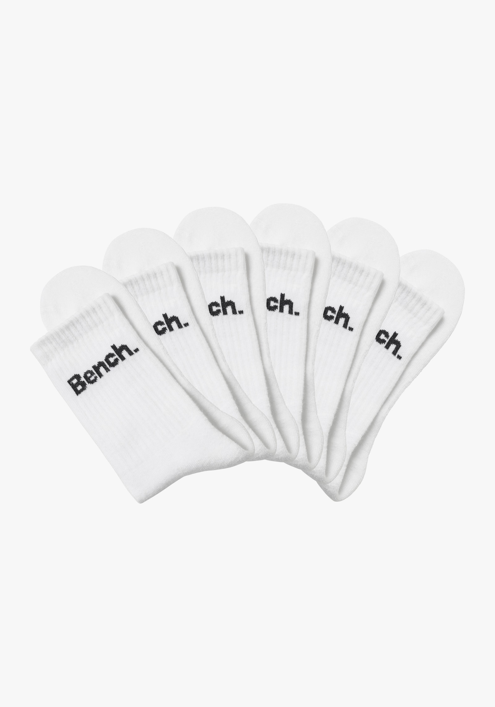 Bench. Tennissokken - 6x wit