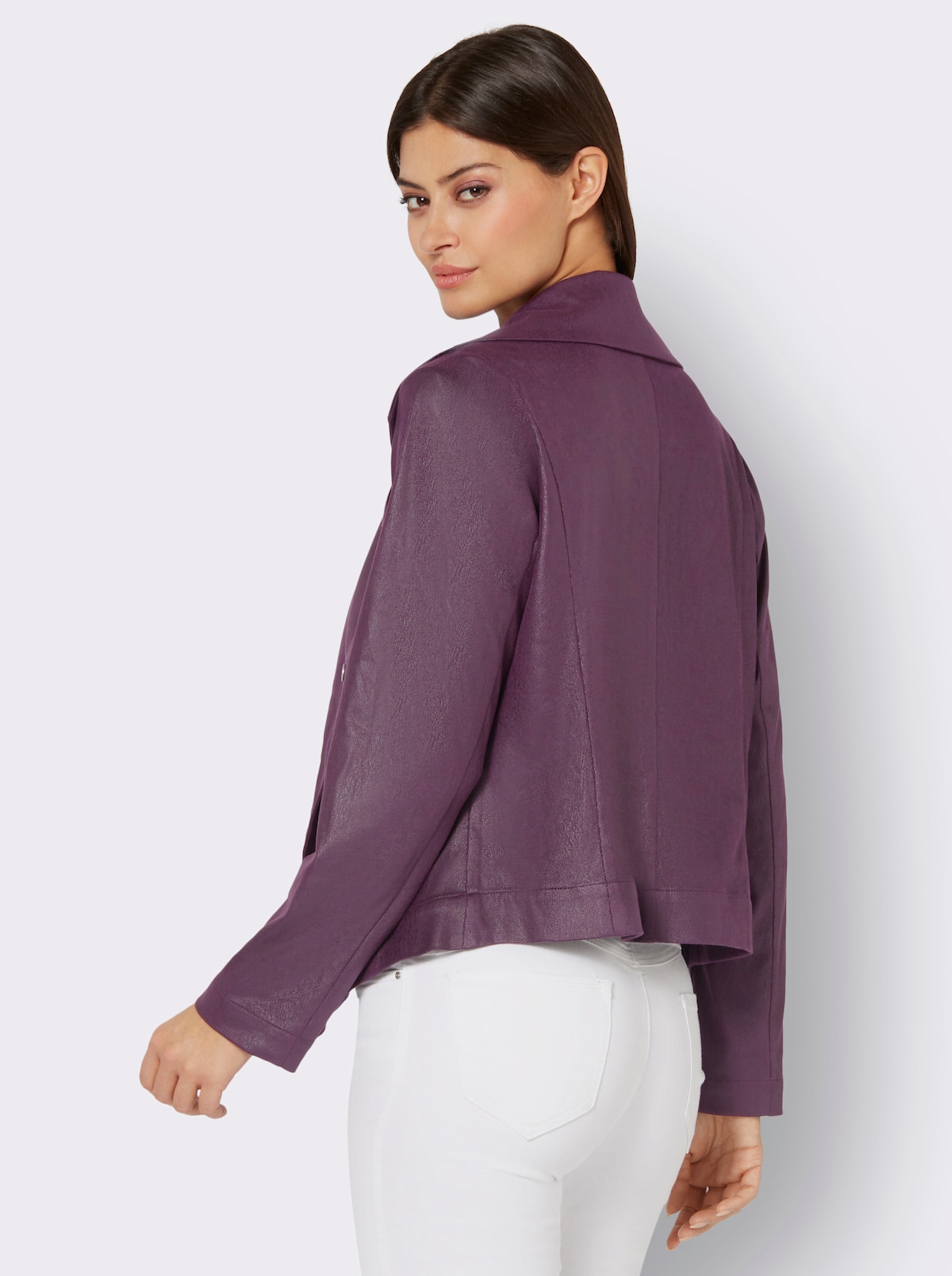 Blazer en synthétique - grain