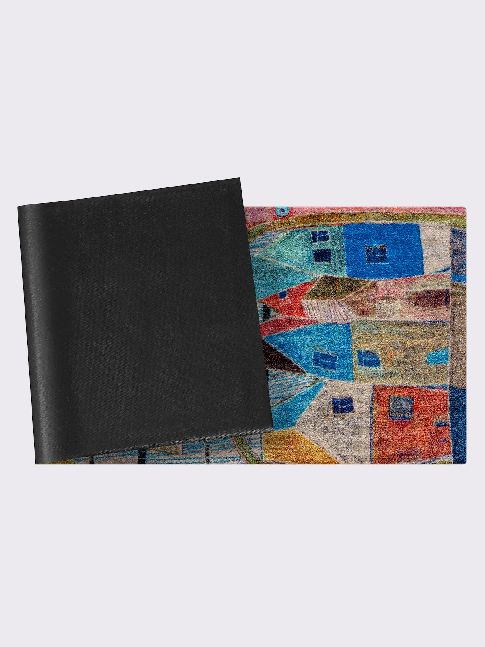 wash+dry by Kleen-Tex Fußmatte - blau-bunt