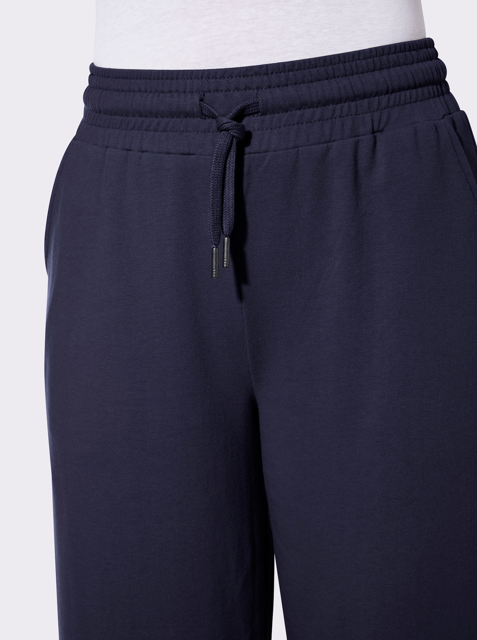 Sweathose mit Rundum-Dehnbund - marine