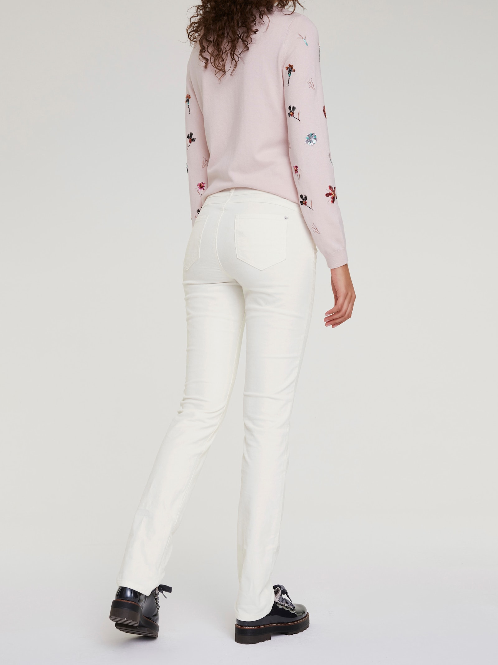 heine Cordhose mit Stretch - offwhite