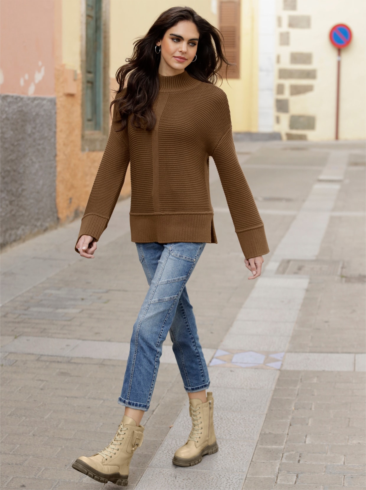 heine Boyfriend jeans - blue-bleached