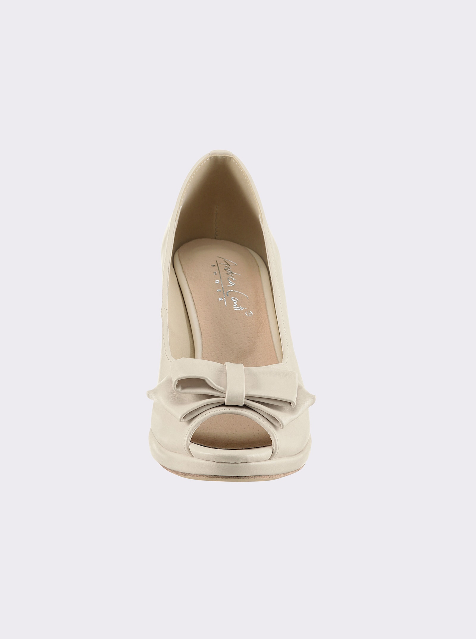 Andrea Conti Peeptoe - creme
