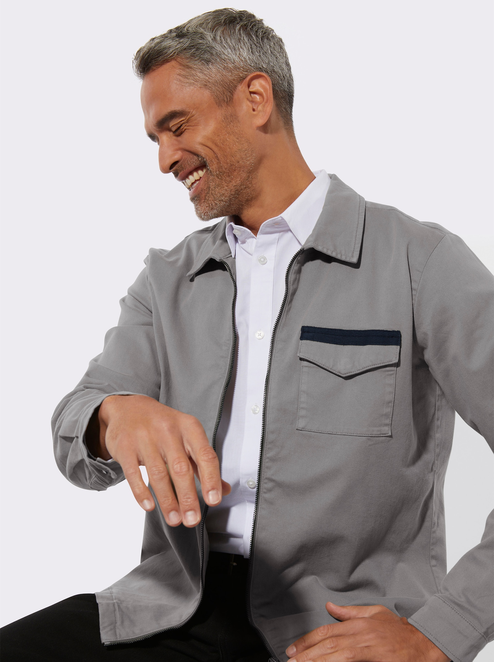 Bunda z kepru - šedá