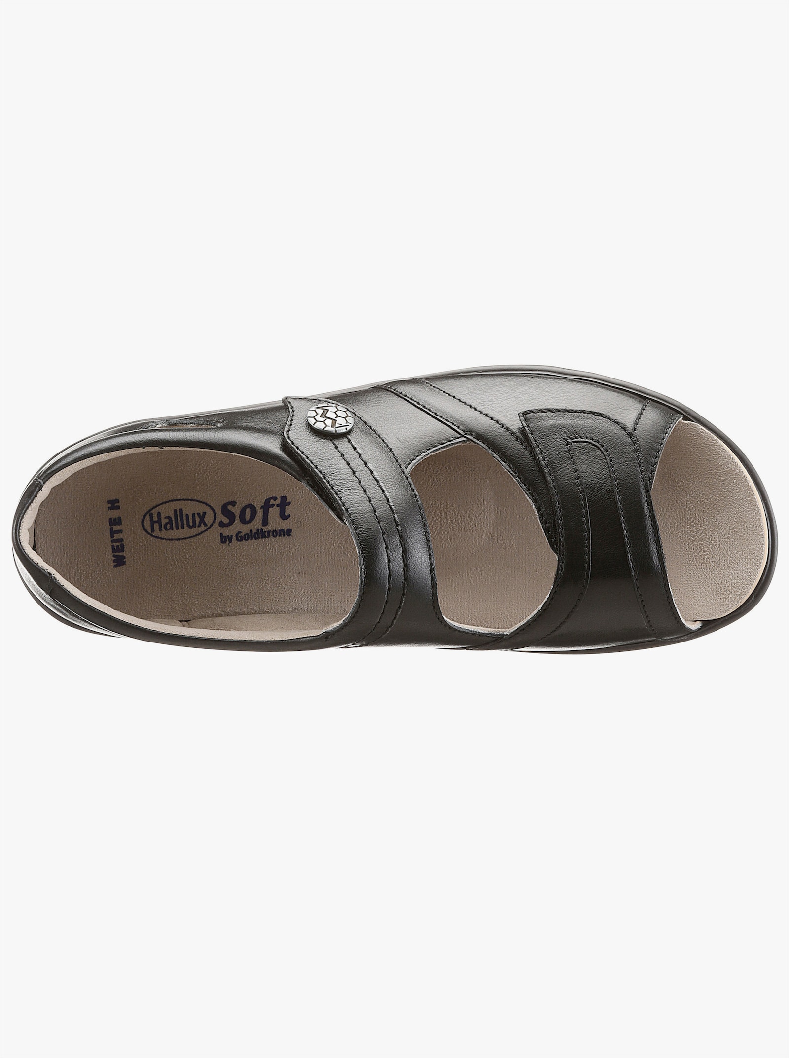 Hallux Soft by Goldkrone slipper - zwart