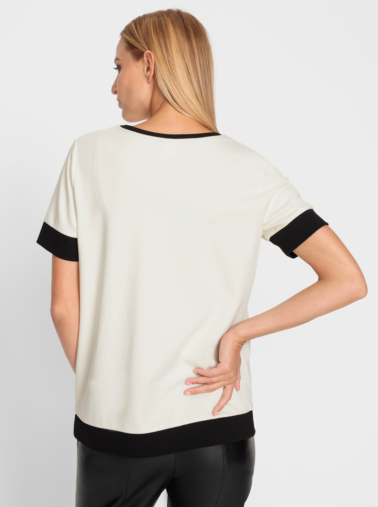 heine Shirt met korte mouwen - champagne