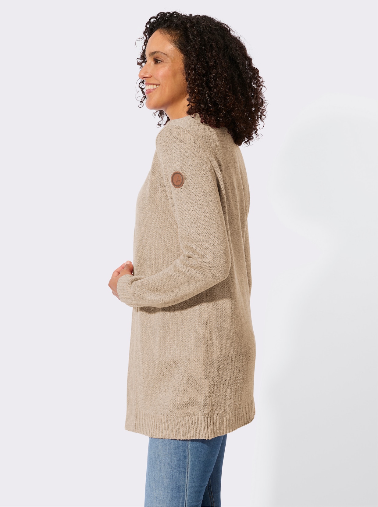 Strickjacke - sand