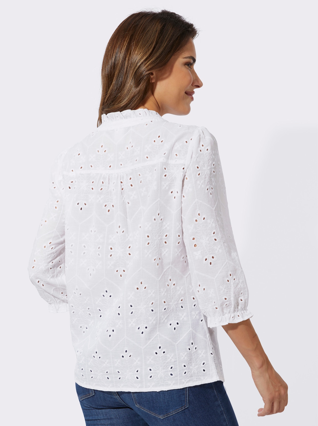 Katoenen blouse - wit