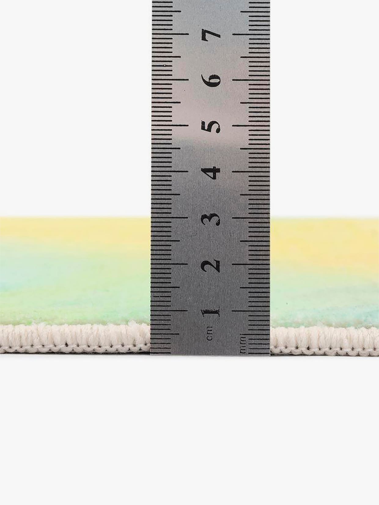 Theko Badematte - gelb-pink