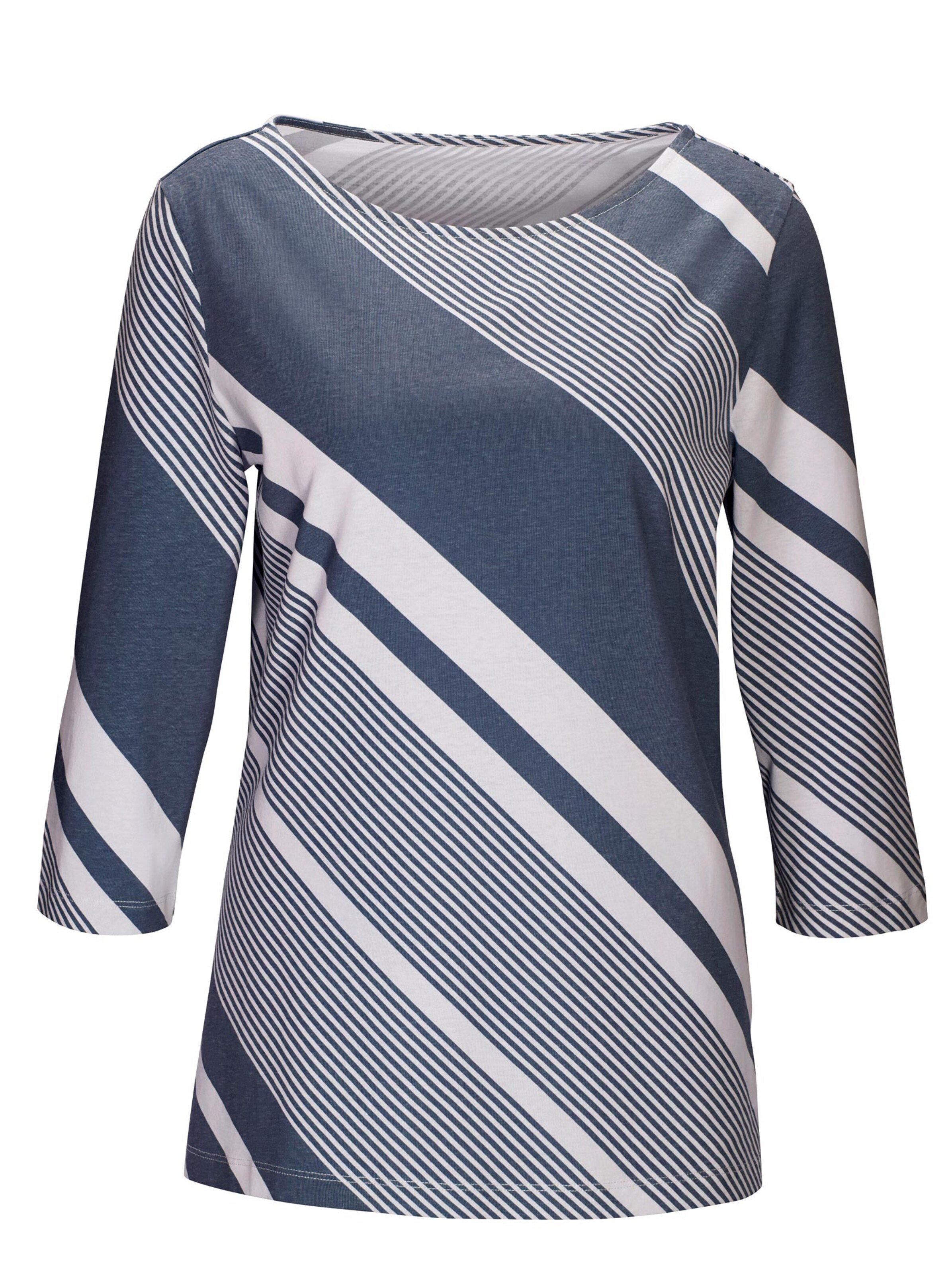 Shirt - marine-gestreift