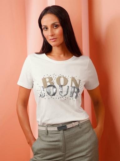 heine T-Shirt - ecru