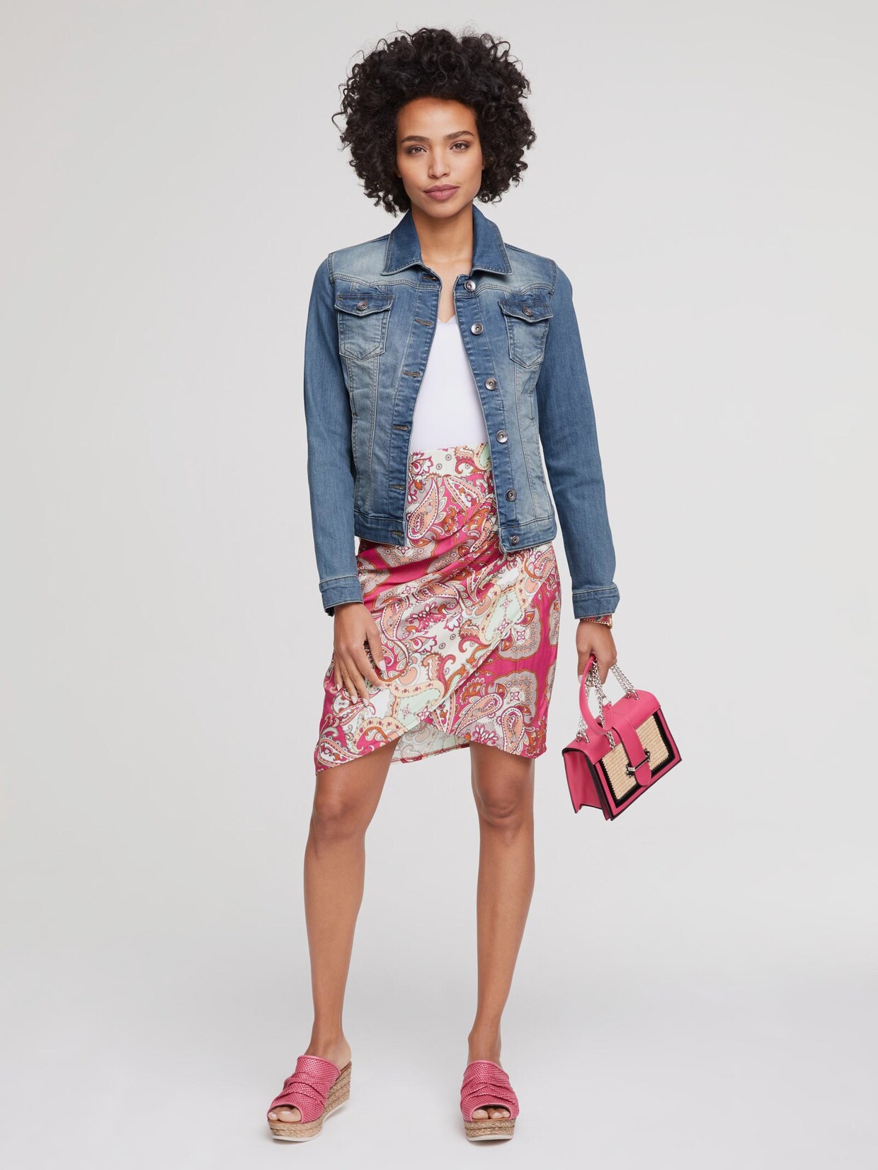 Linea Tesini Jeans-Jacke - blue denim