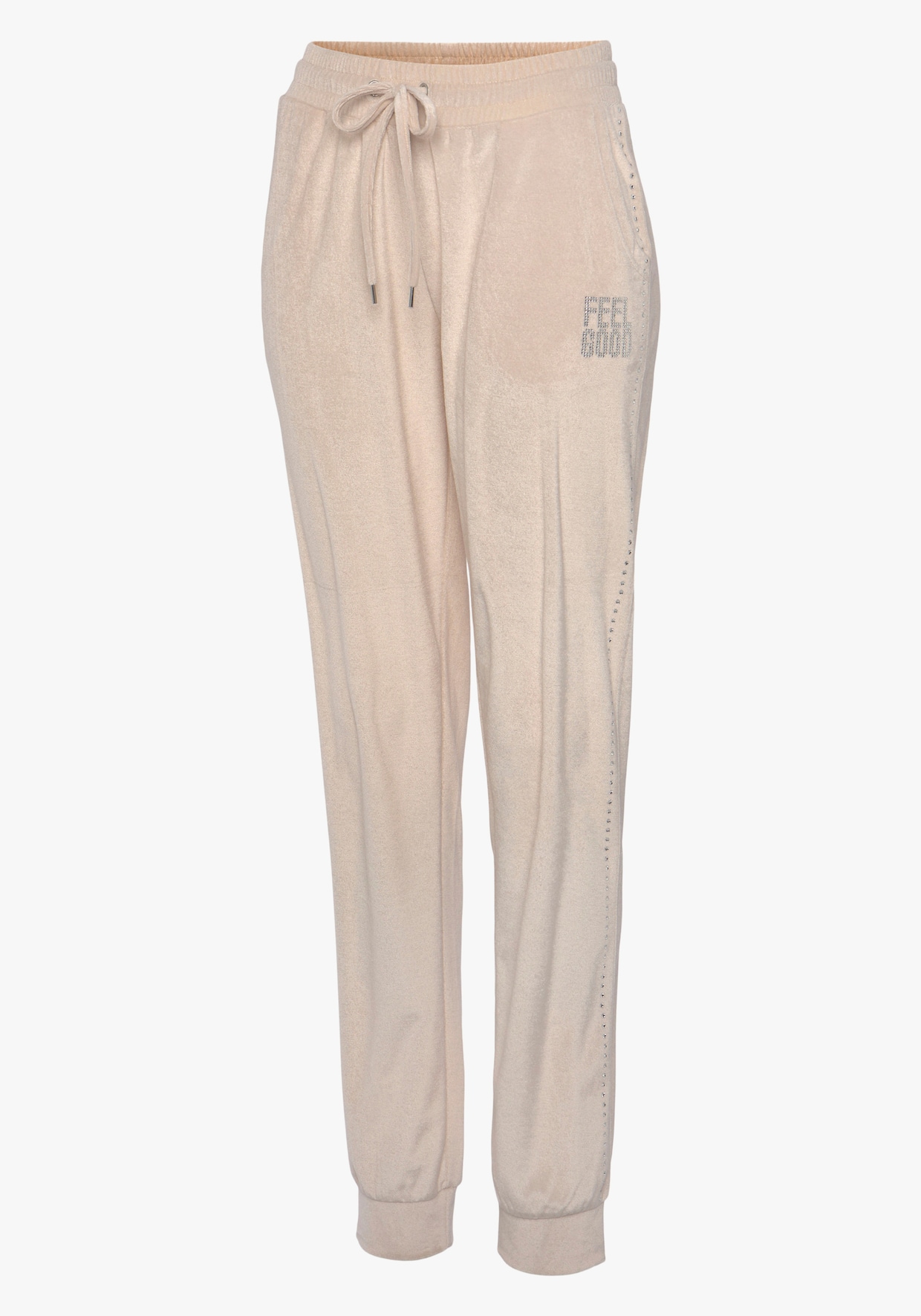 Vivance Pantalon en velours ras - crème