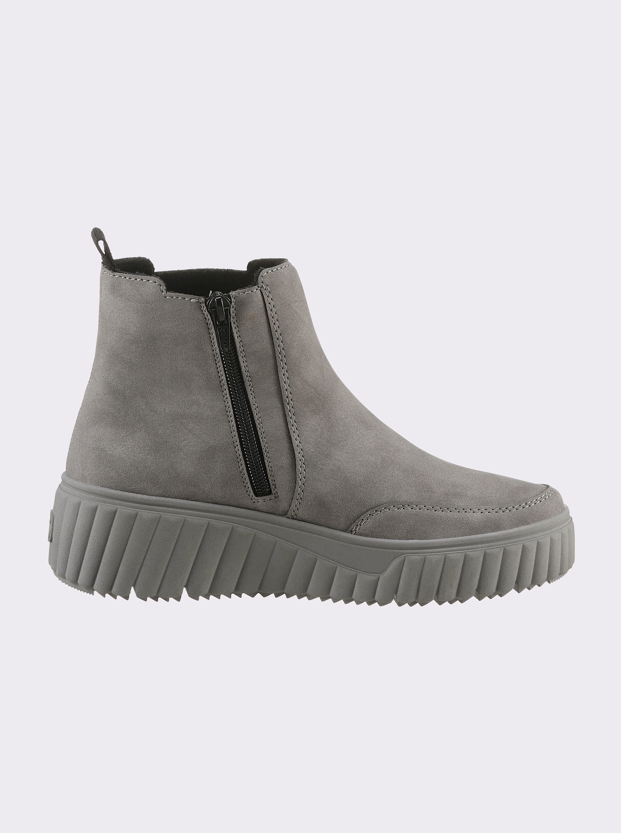 Rieker Bottines - gris clair