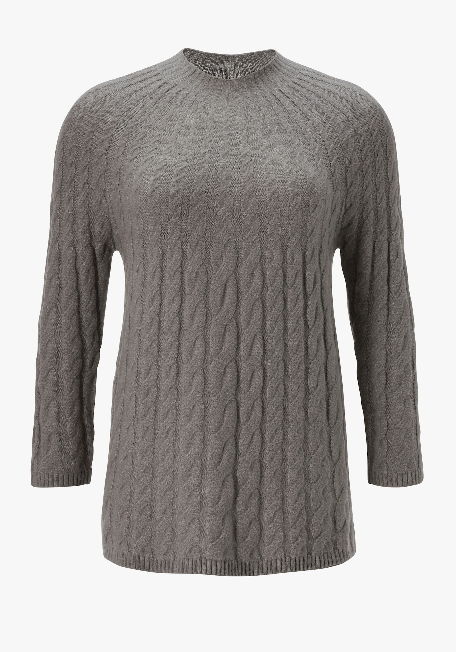 Aniston PLUS Strickpullover - grau
