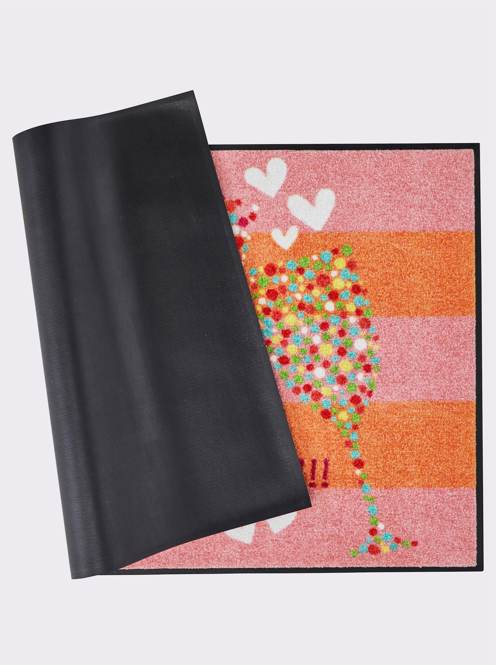 wash+dry by Kleen-Tex Fussmatte - rosé-bedruckt