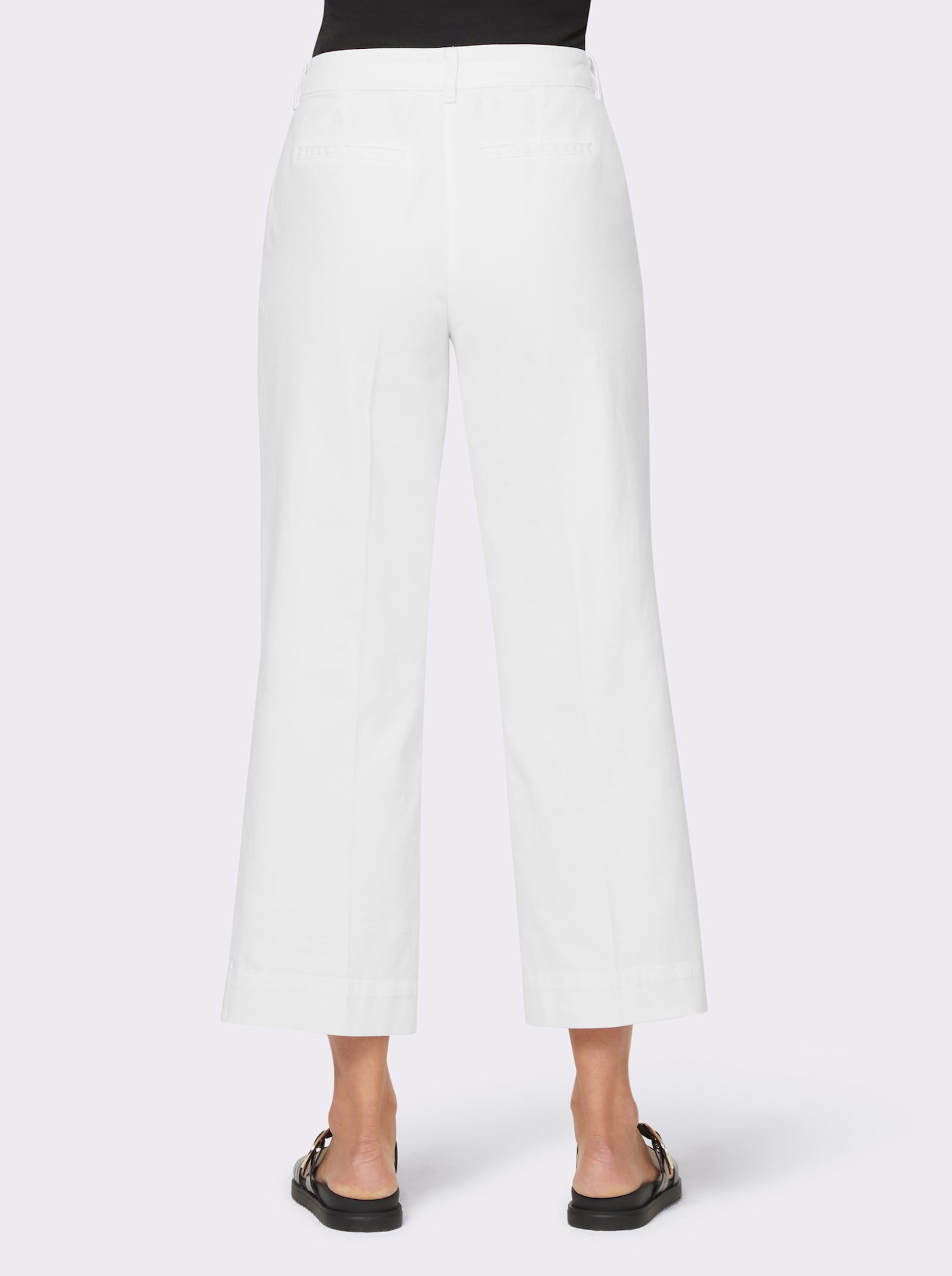 heine 7/8-Hose mit weitem Bein - ecru