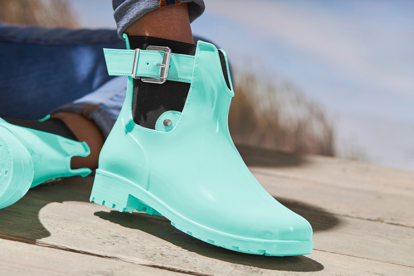 Vivance Rubberen laarsje - turquoise