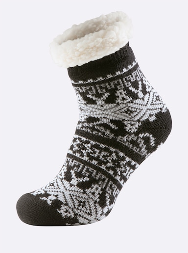 wäschepur Ponožky - černá-bílá