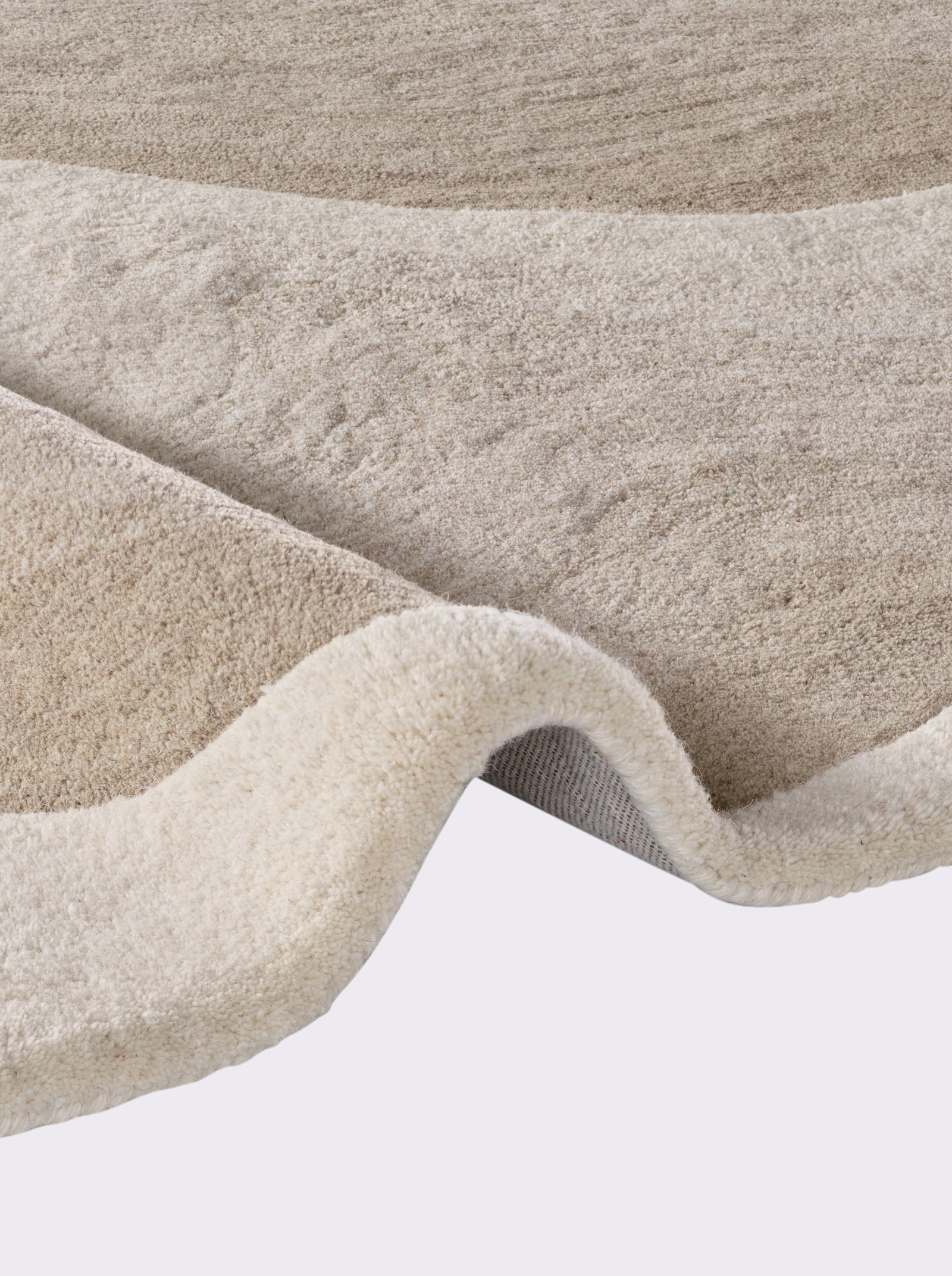 heine home Teppich - grau-ecru-meliert