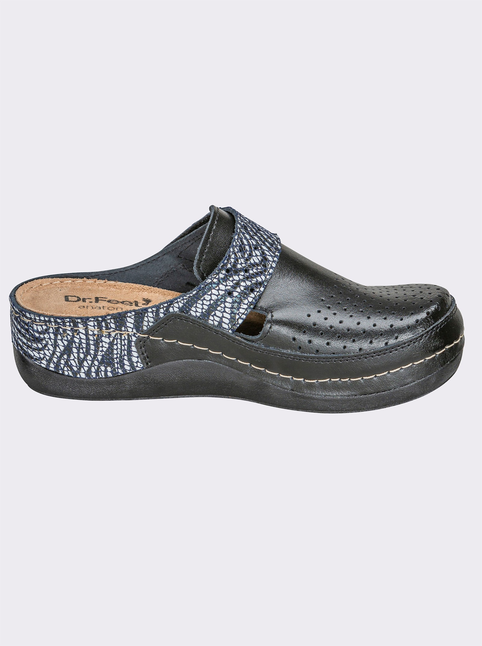 Dr. Feet Clog - schwarz