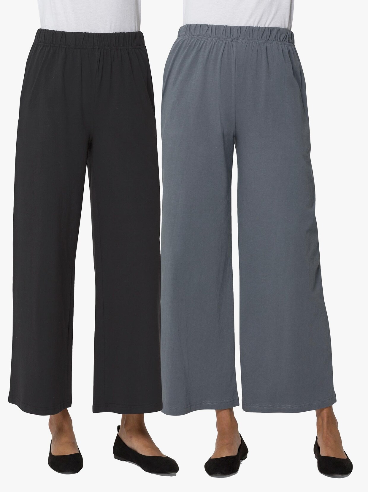 Vrijetijdsbroek - zwart + antraciet