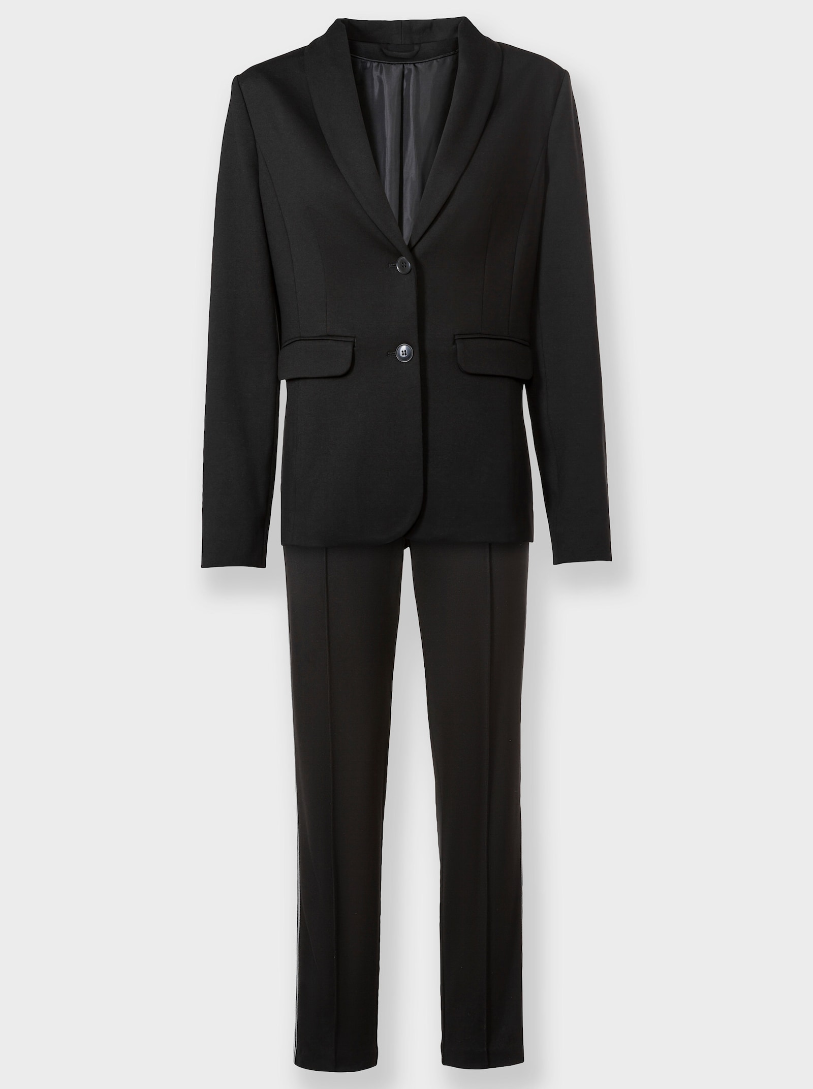 heine Hosenanzug in Jersey-Qualität - schwarz