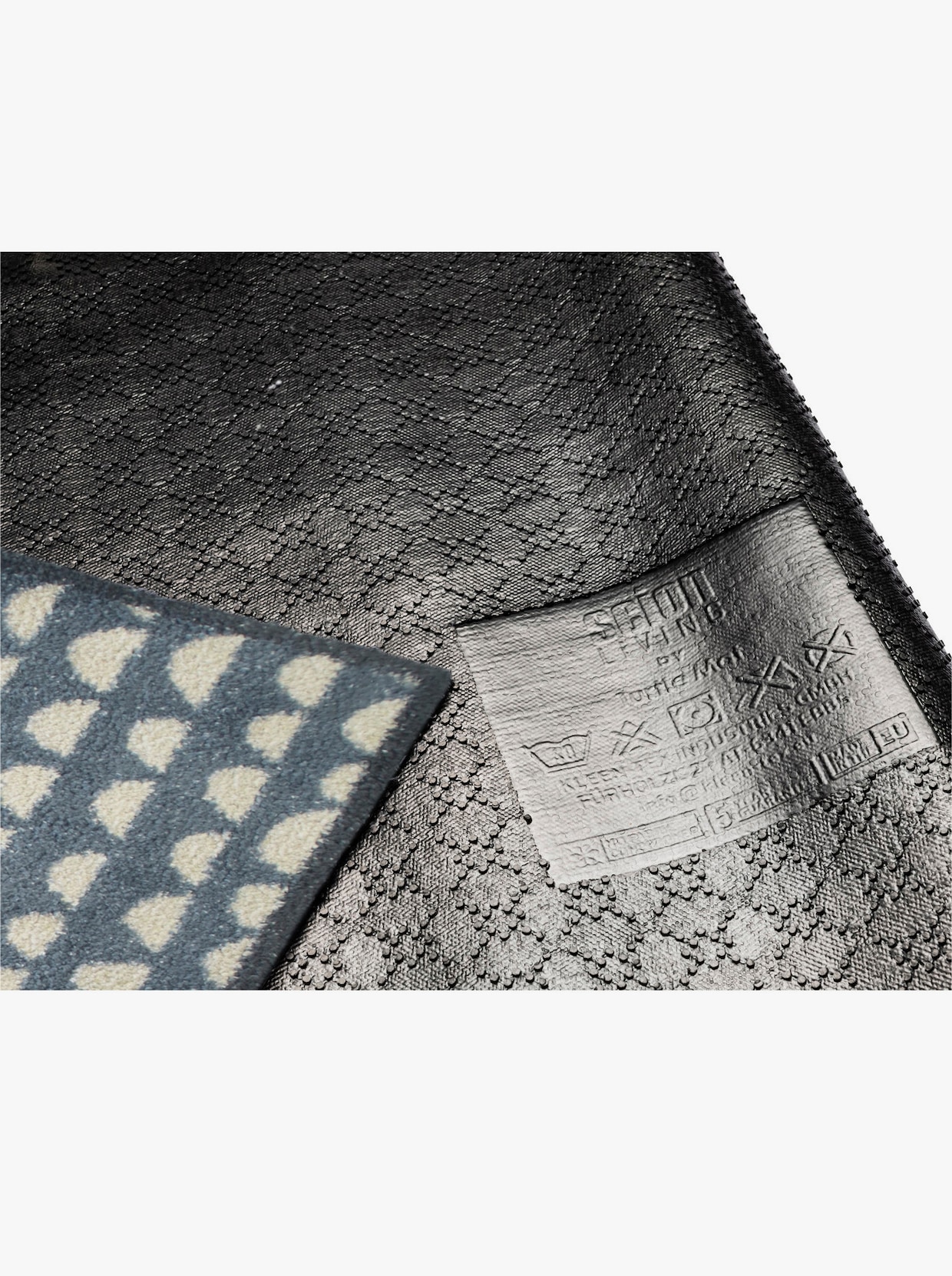 Turtle Mat Fußmatte - grau-ecru