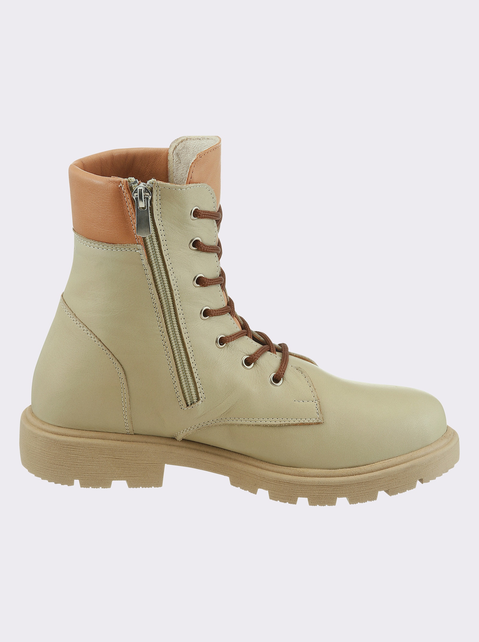 Andrea Conti Schnürstiefelette - avocado