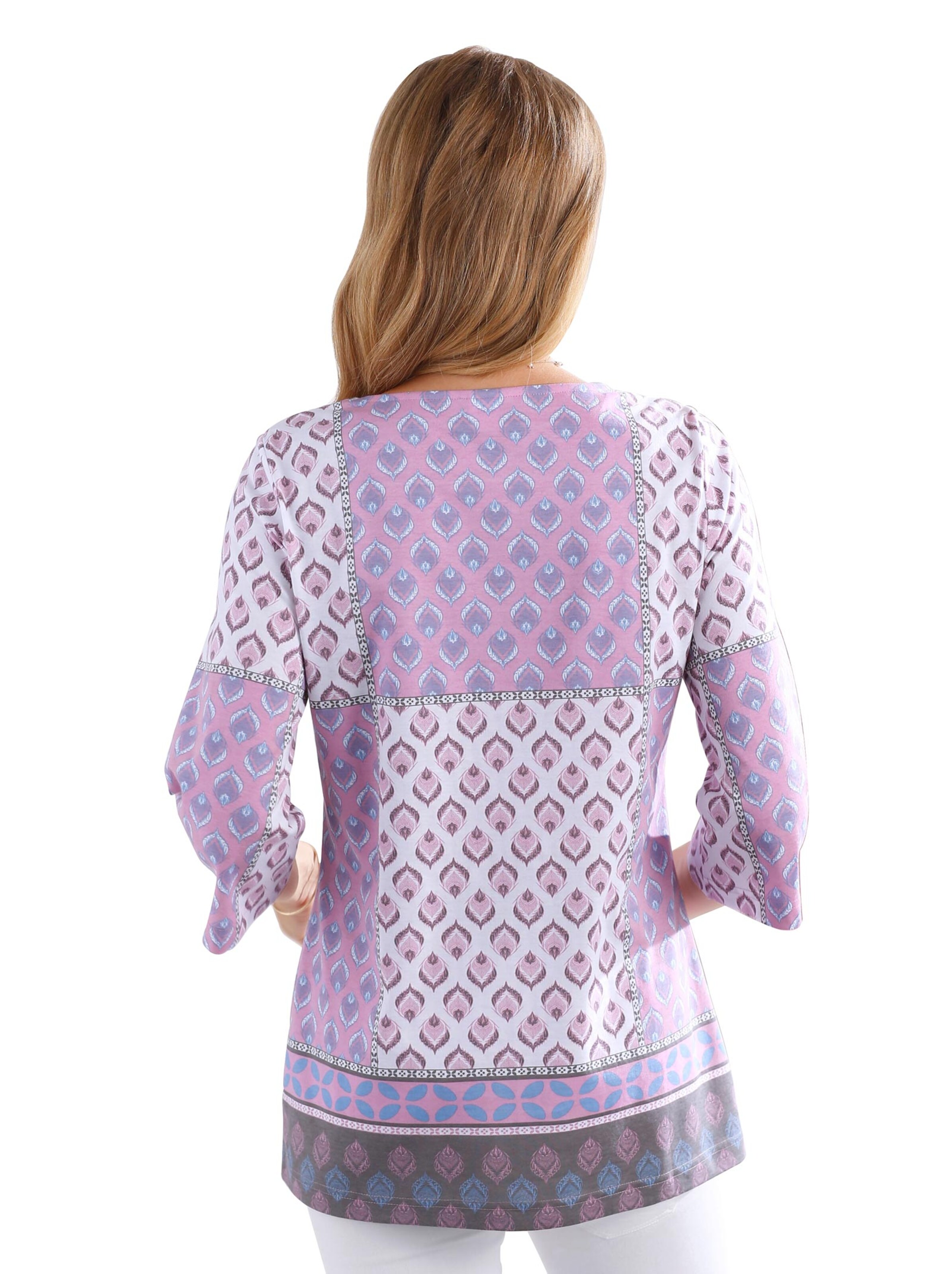 Shirt - rosé-gemustert