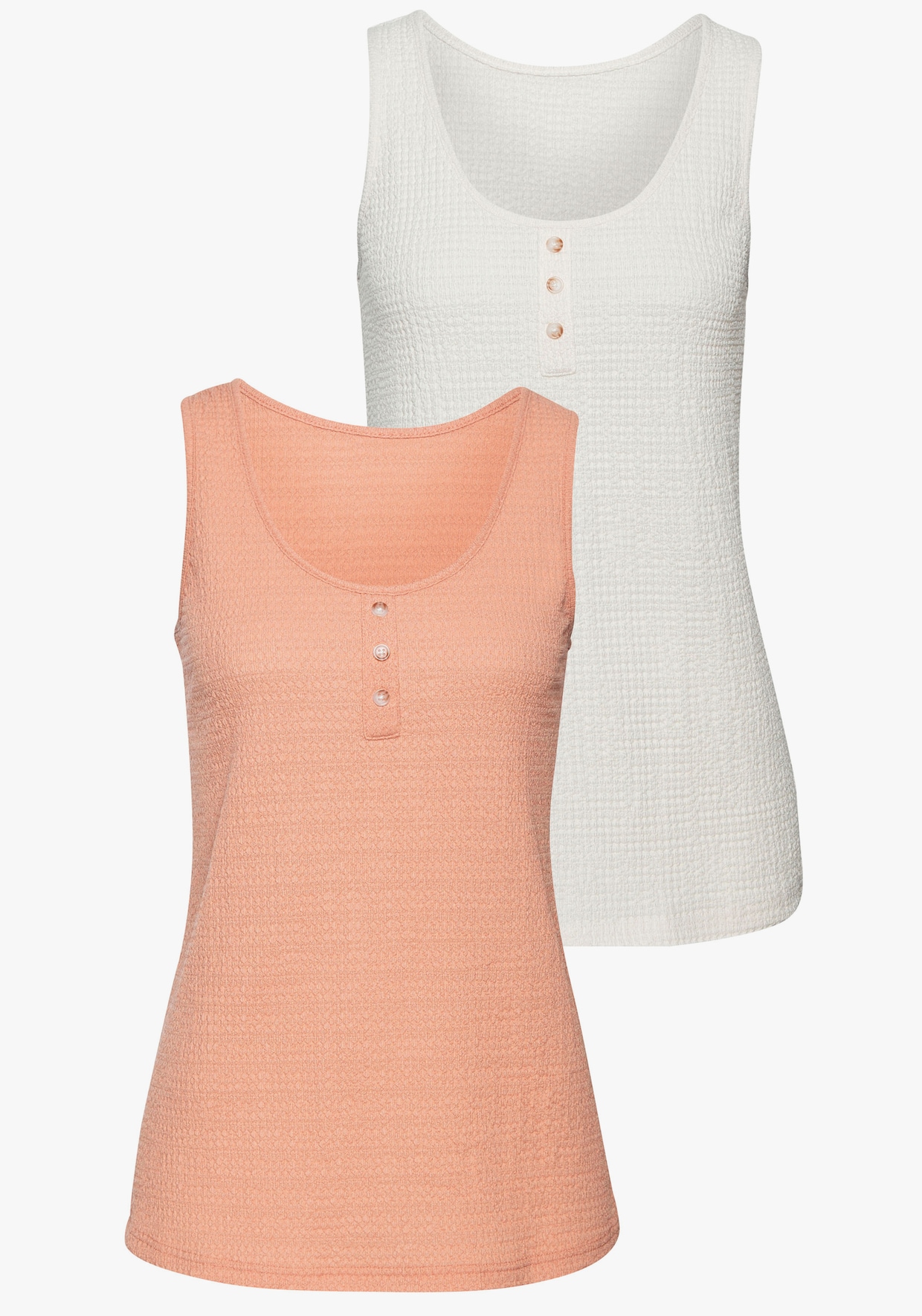 Vivance Shirttop - peach, creme