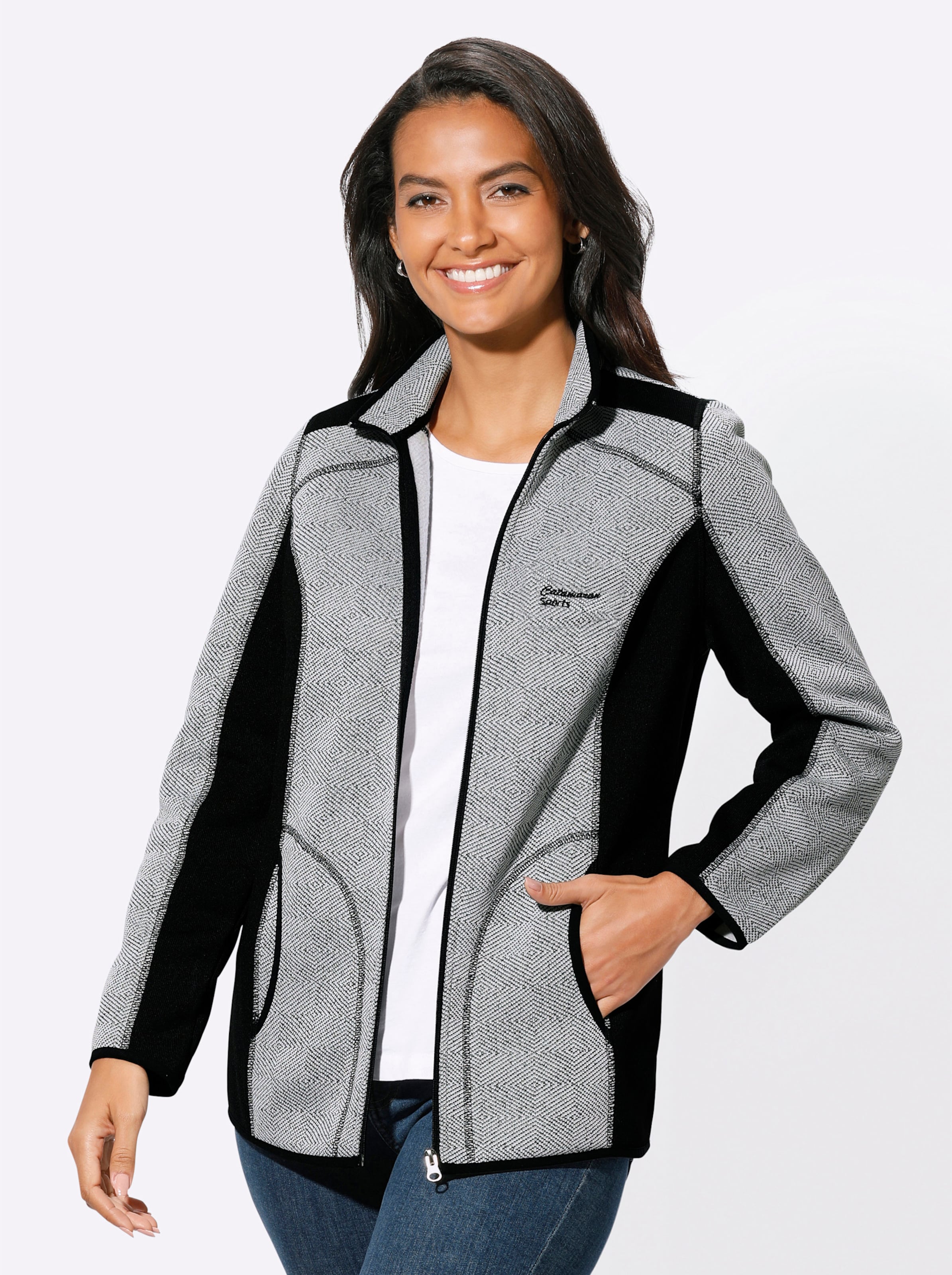 Strickfleecejacke