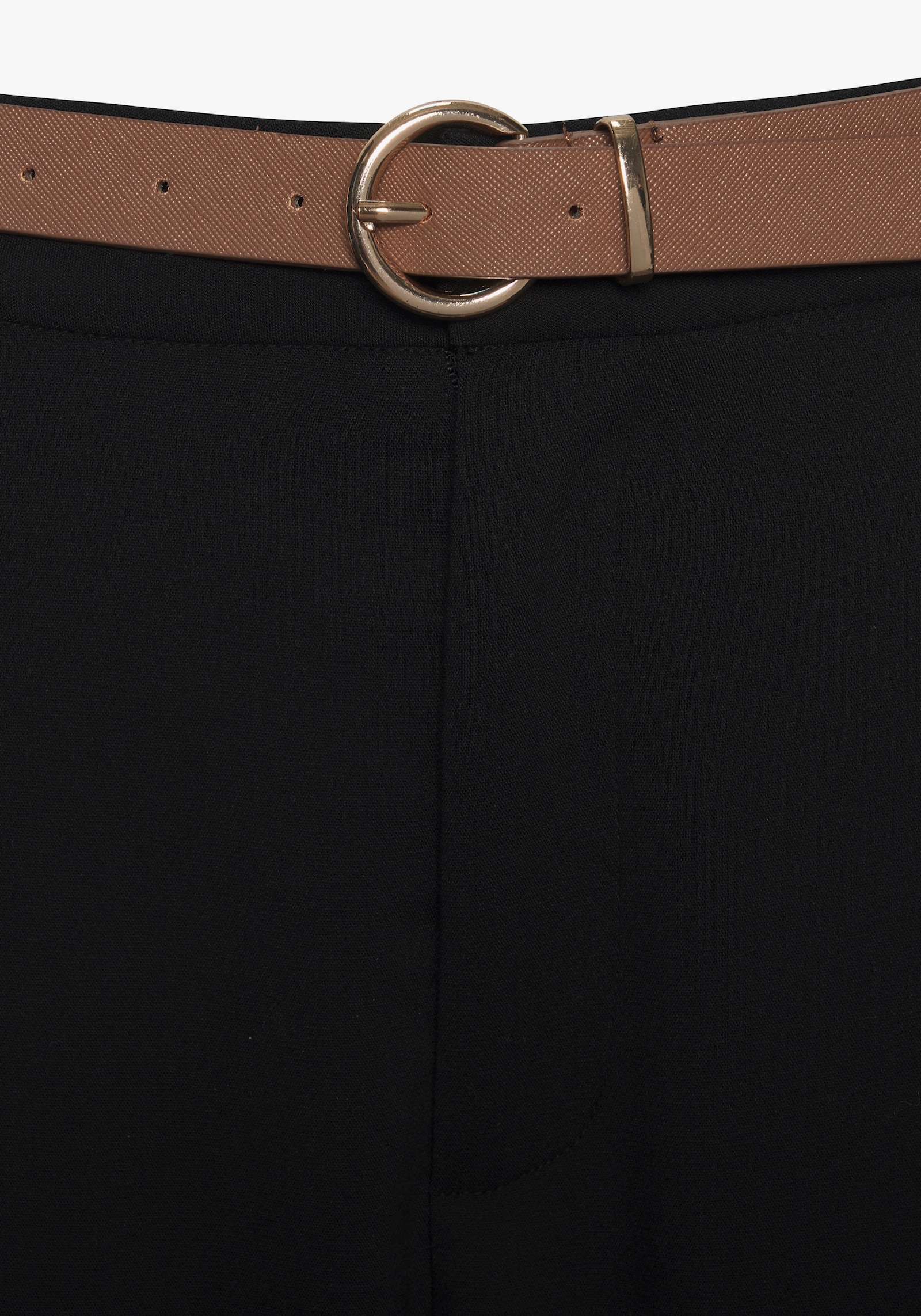 LASCANA Bundfaltenhose - schwarz