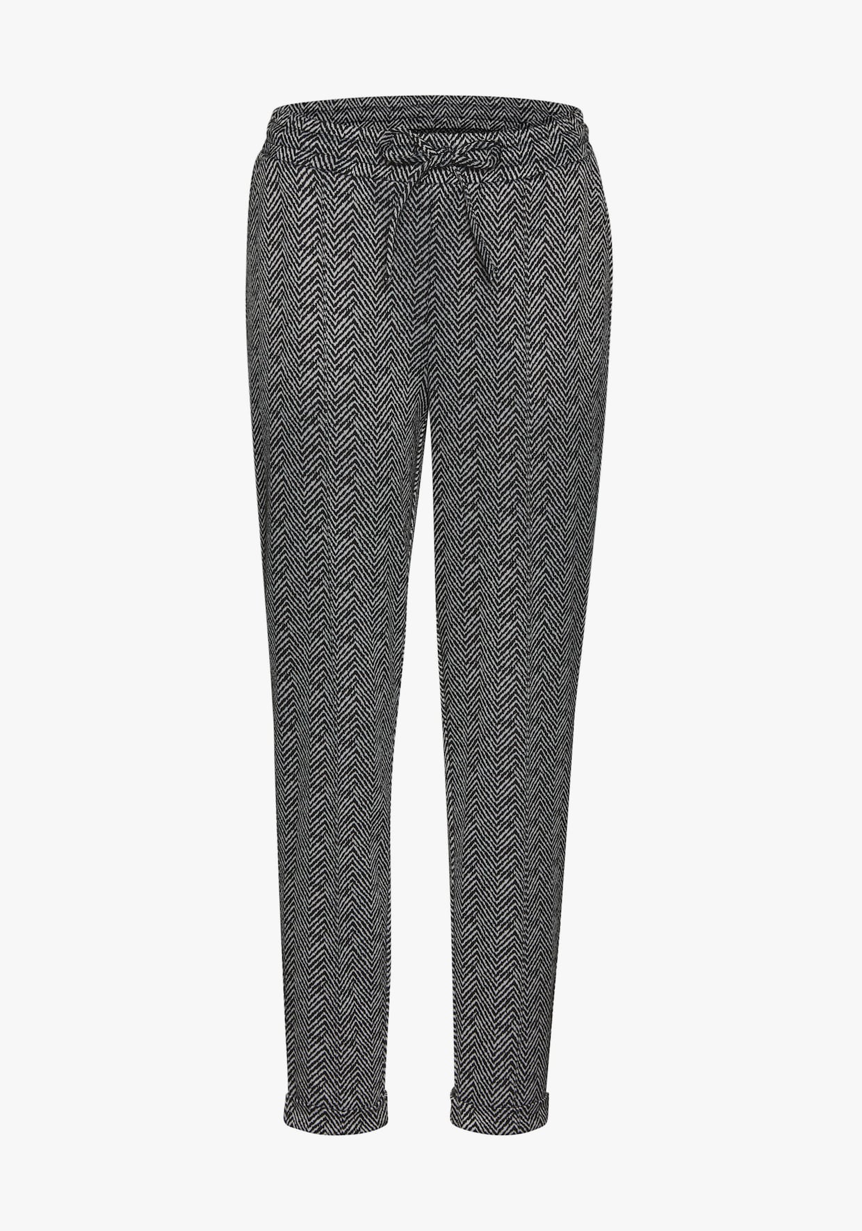 Vivance pantalon de jogging - noir-crème à motifs