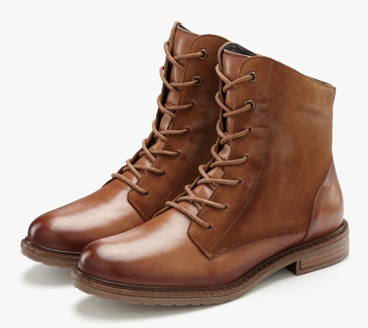LASCANA Stiefelette - camelfarben