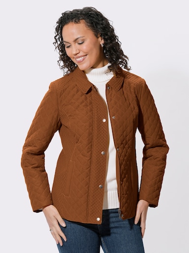 Steppjacke - cognac