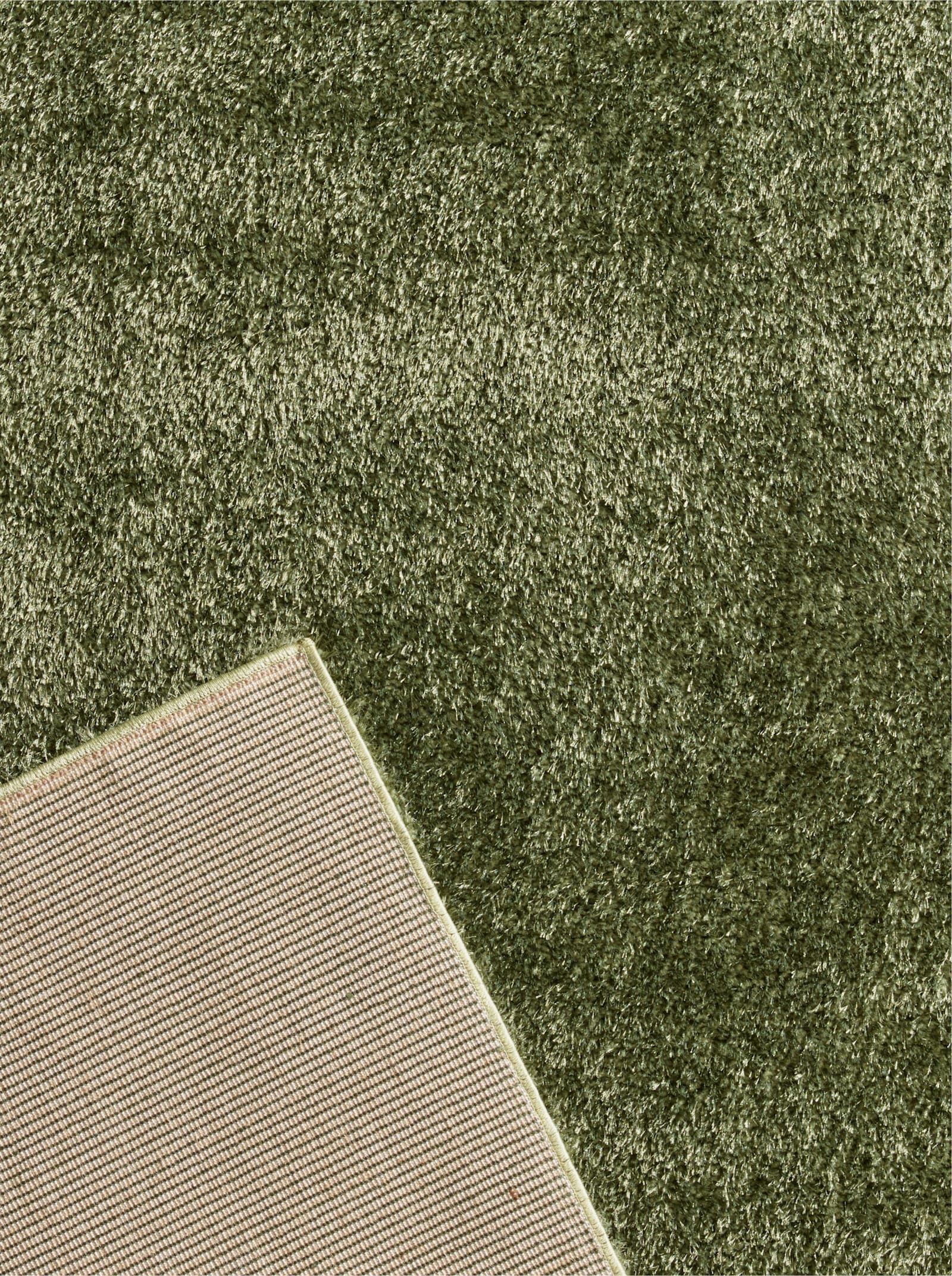 heine home Hochflorteppich - oliv