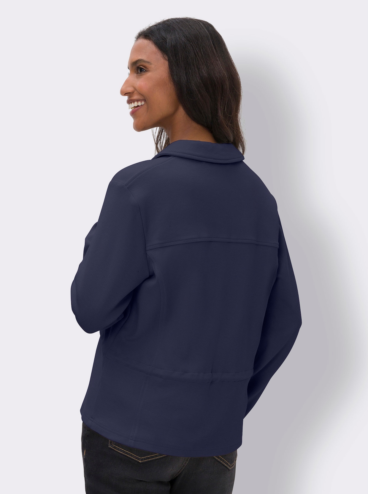 heine Sweatblazer - marine